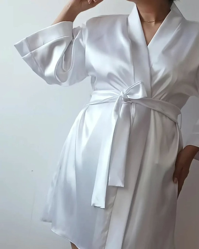 روبندوشامبر ساتن سایز بزرگ (۴۴تا۴۸)