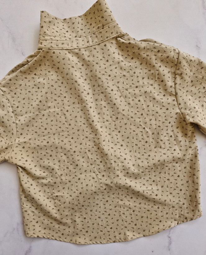 شومیز گره ای با تاپ و گردنبند کد ۶۰۷۱