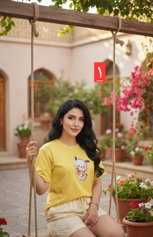 ست تیشرت و شورتک شیکو کد ۶۰۷۸