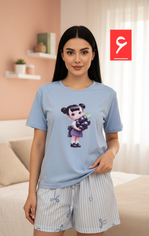 ست تیشرت و شورتک شیکو کد ۶۰۷۸
