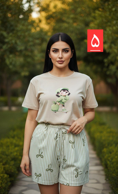 ست تیشرت و شورتک شیکو کد ۶۰۷۸