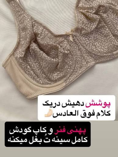 سوتین گیپور فنردار کاپ D انوشه کد ۳۰۸۷